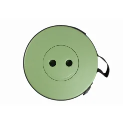 Tabouret télescopique kaki et noir réglable en hauteur de 6 à 45 cm* Outlet