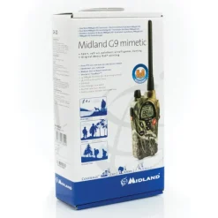 Talkie-walkie G9 PMR446 8 + 16 canaux antenne 12cm orange camo*Midland New