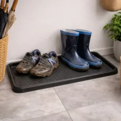 Tapis flexible polyvalent 60x40cm noir chaussures maison voiture* New