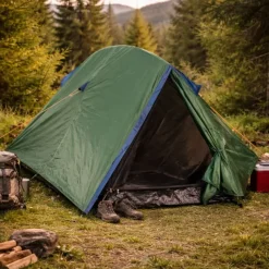 Tente 2 personnes ultra-légère 160x270x110 cm - Vert foncé*