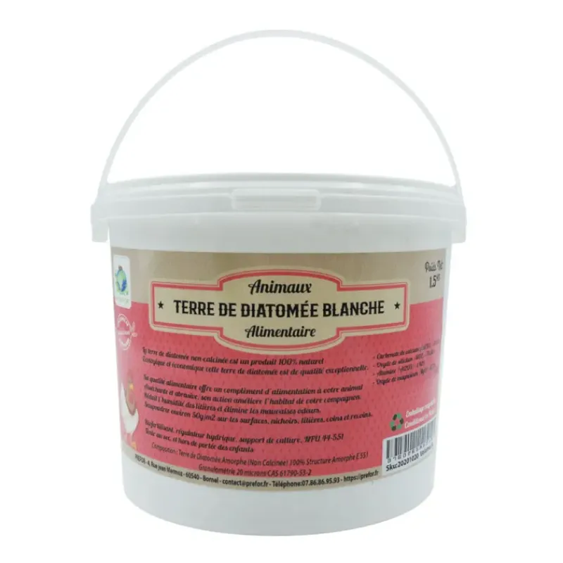 Terre de diatomée blanche qualité alimentaire 5 kg* Clearance