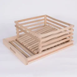 Tiroir de réserve à pomme de terre pour garde manger en bois* Clearance