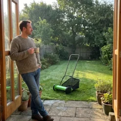 Tondeuse à main hélicoïdale 40cm bac 18L coupe 15-43mm* Hot