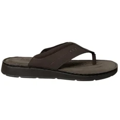 Tongs en Cuir Marron pour Homme - Dirbe -*Ayoka Sale