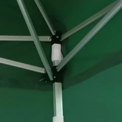 Tonnelle pliante aluminium 3x3 m verte avec parois latérales* Best