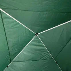 Tonnelle pliante 3x4 m en acier verte avec parois latérales* New