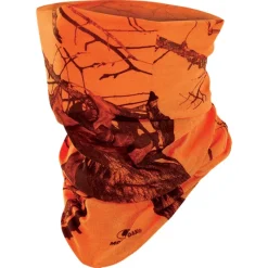 Tour de cou polyvalent polyester camo orange blaze taille unique*STAGUNT Outlet