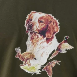 T-shirt kaki épagneul ®*Bartavel Online