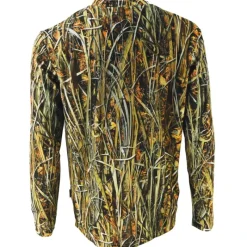 T-shirt manches longues Ghost Camo roseaux Wet polyester alvéolé*Percussion New