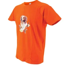 T-shirt orange épagneul ®*Bartavel Hot