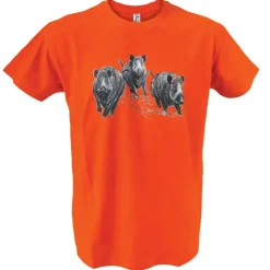 T-shirt orange sangliers ®*Bartavel Outlet