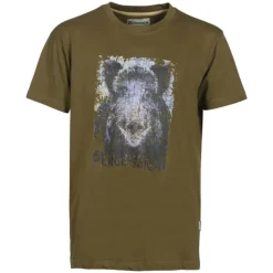 T-shirt Sanglier 100% Coton 180g/m² Col Rond*Percussion Hot