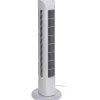 Ventilateur tour pivotant 45W - 80 cm - 3 vitesses - Blanc* Hot