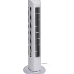 Ventilateur tour pivotant 45W - 80 cm - 3 vitesses - Blanc* Hot