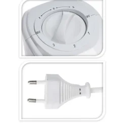 Ventilateur tour pivotant 45W - 80 cm - 3 vitesses - Blanc* Hot