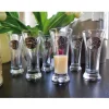 Verres à Pastis 18 cl décor étain relief de gibiers Lot de 6* New