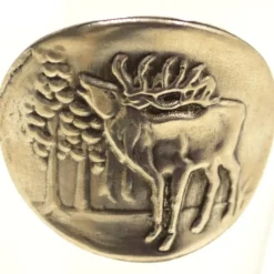 Verres à Pastis 18 cl décor étain relief de gibiers Lot de 6* New