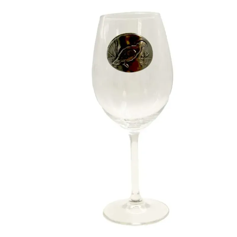 Verres à vin 360 ml décor étain relief de gibiers 6 pièces* Sale