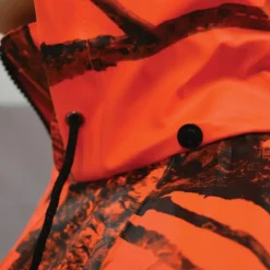 Veste de pluie étanche camo orange blaze M à 4XL*Treeland Discount
