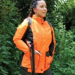 Veste femme Stronger 6 poches polyester Oxford orange XS à 2XL*Percussion Discount