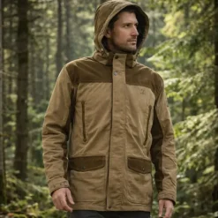 Veste Rambouillet imperméable polyester bicolore marron XL à 3XL*Percussion New