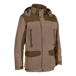 Veste Rambouillet imperméable polyester bicolore marron XL à 3XL*Percussion New