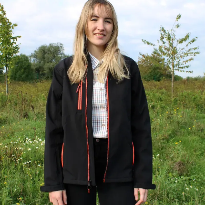 Veste softshell femme Alba 4 poches polyester noir XXS à 2XL*LMA Discount