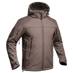 Veste Softshell Fighter A10® Homme Marron - Imperméable et Respirante*A10 Equipment New