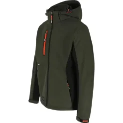 Veste Softshell Trystan Homme - Noire & Kaki - ®*Herock