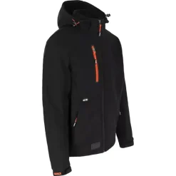 Veste Softshell Trystan Noire pour Homme - ®*Herock Best