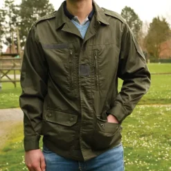 Veste treillis militaire 4 poches Kaki enfants*