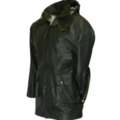 Veste Walker and Hawkes Poacher Vert Coton Ciré – style anglais*Walker & Hawkes Outlet