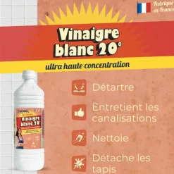 Vinaigre blanc 20° – Détartrant puissant*Starwax the Fabulous Clearance